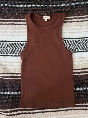 DONNI High Neck Rib Tank